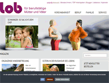 Tablet Screenshot of lob-magazin.de